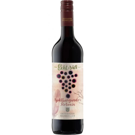 Weinkeller Echt Süß Spätburgunder Rotwein 0,75L 3 Weinkeller Echt Süß Spätburgunder Rotwein 0,75L